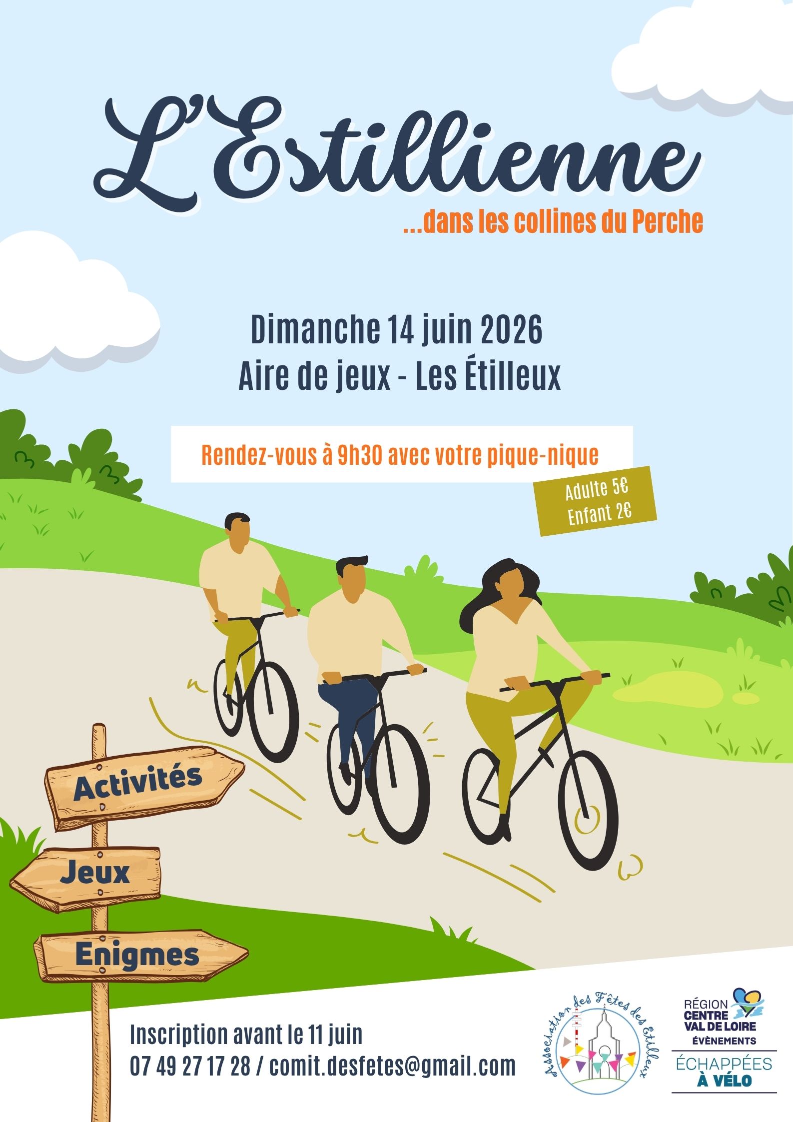 la CdC du Perche : L'Estillienne - Échappée vélo