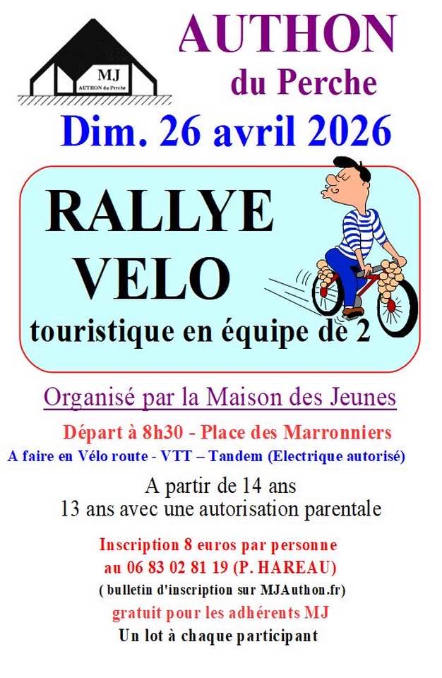 la CdC du Perche : Rallye Vélo touristique