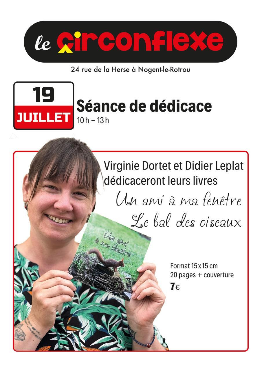 la CdC du Perche : Séance de dédicace Virginie Dortet et Didier Leplat