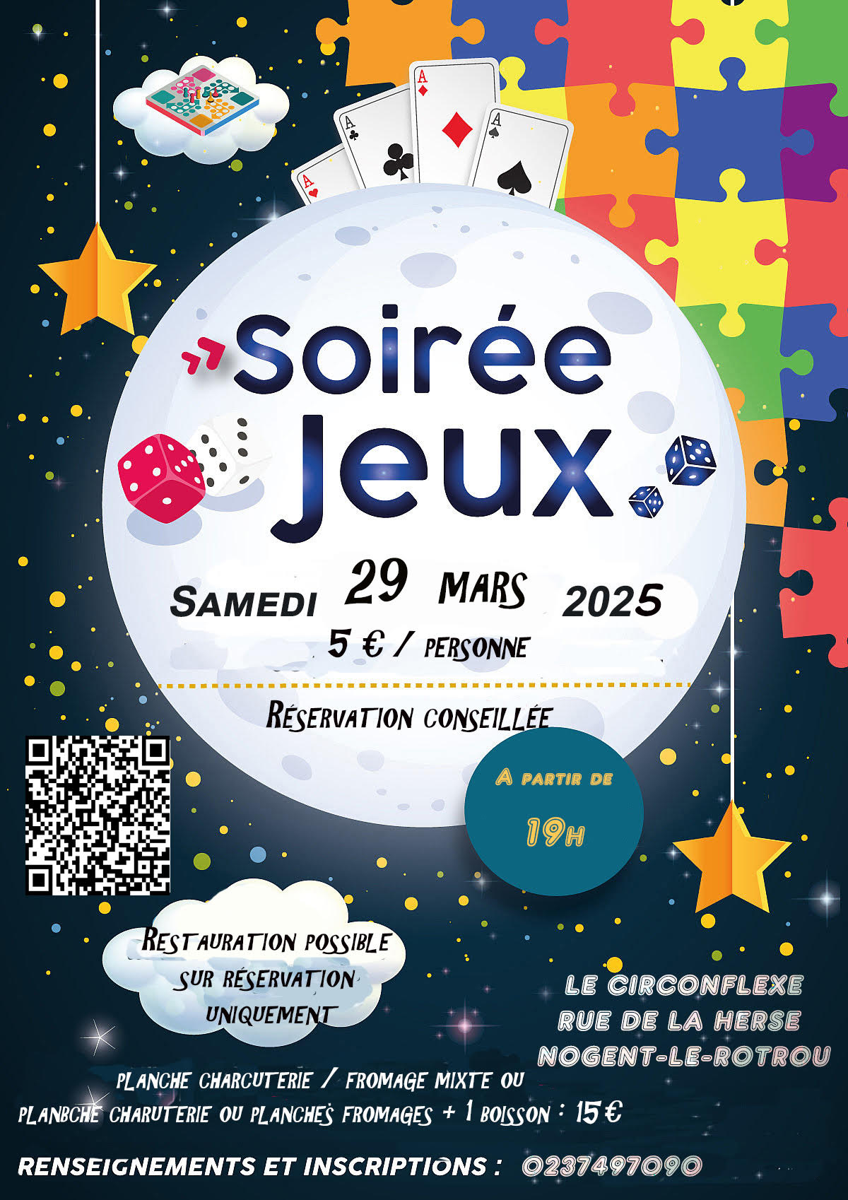 la CdC du Perche : Soirée Jeux au Circonflexe