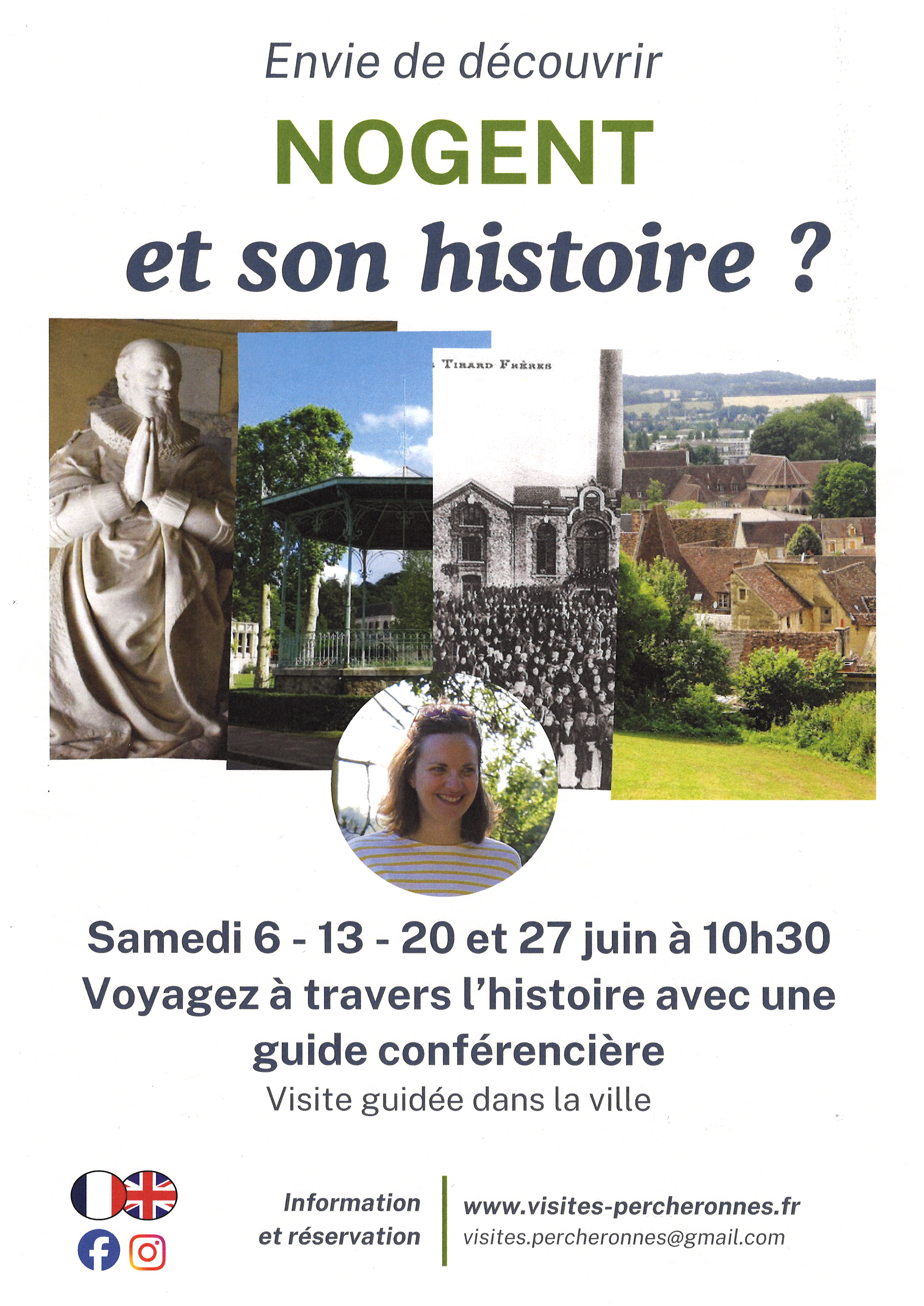 la CdC du Perche : Visite guidée - Nogent-le-Rotrou et son histoire