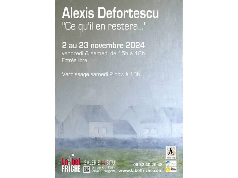 la CdC du Perche : Exposition peinture I Ce qu’il en restera… d'Alexis Defortescu