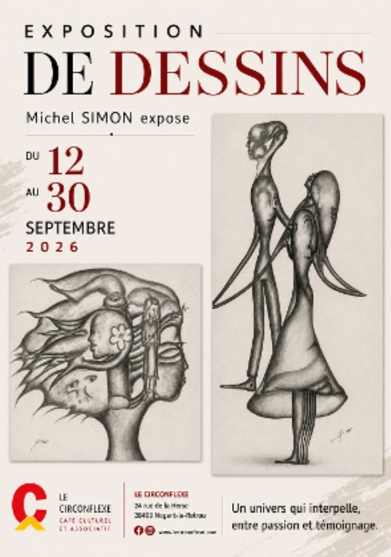 la CdC du Perche : Exposition de dessins au Circonflexe