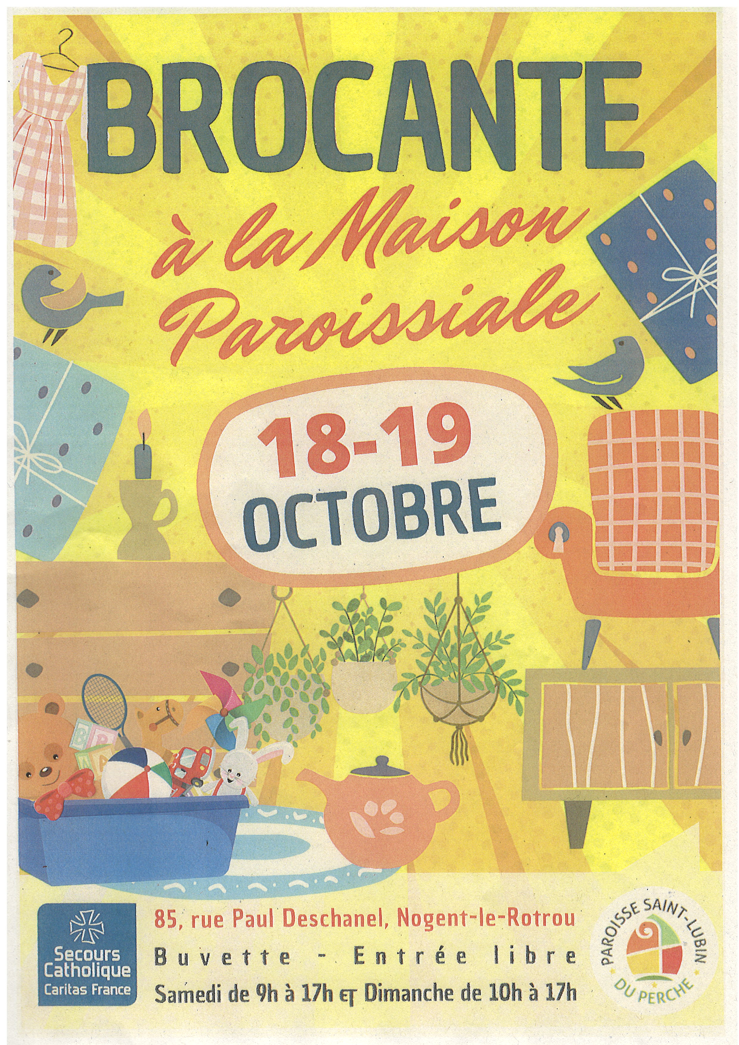Brocante de la maison paroissiale