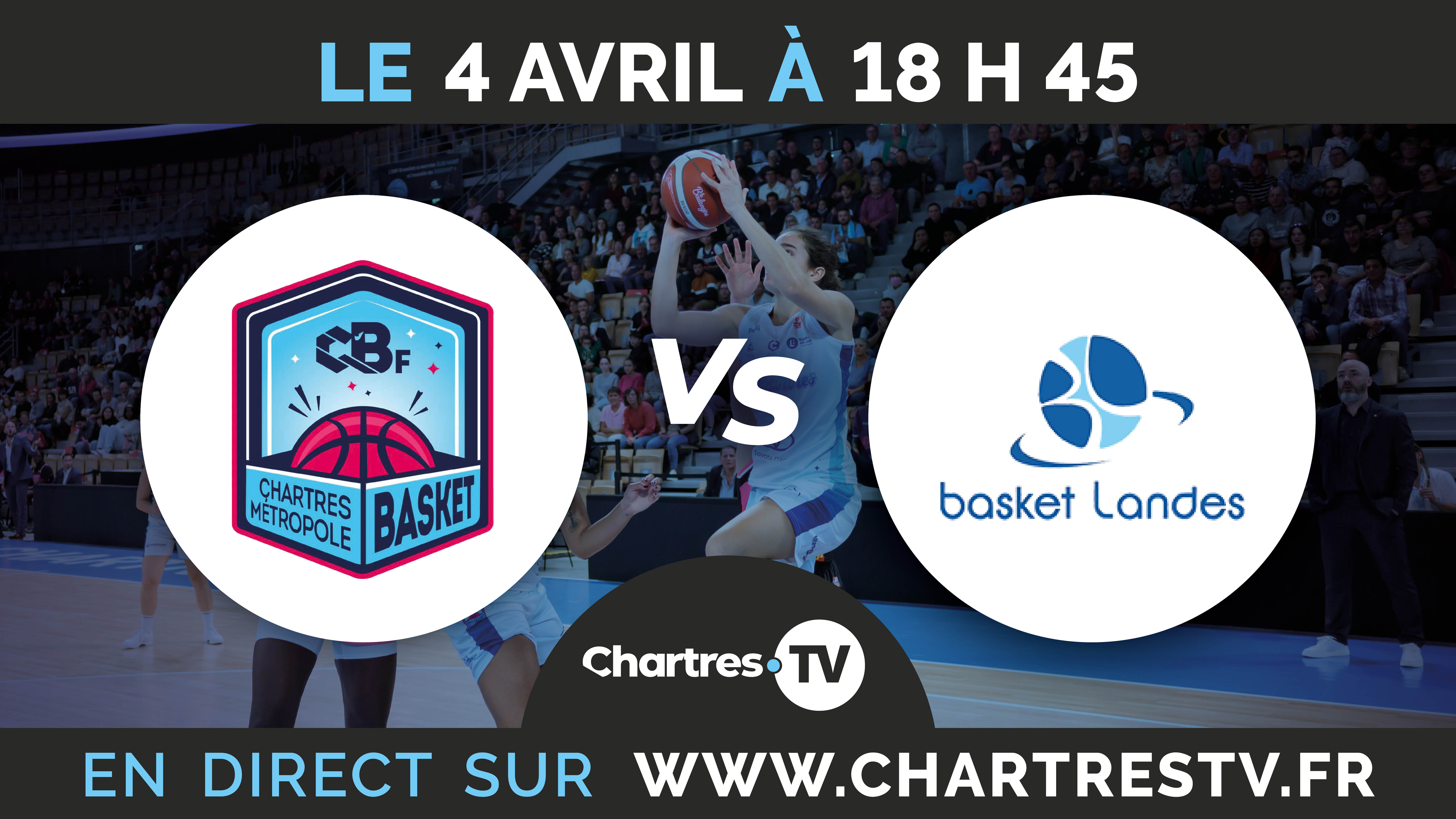 C'Chartres Métropole Basket Féminin vs Basket Landes