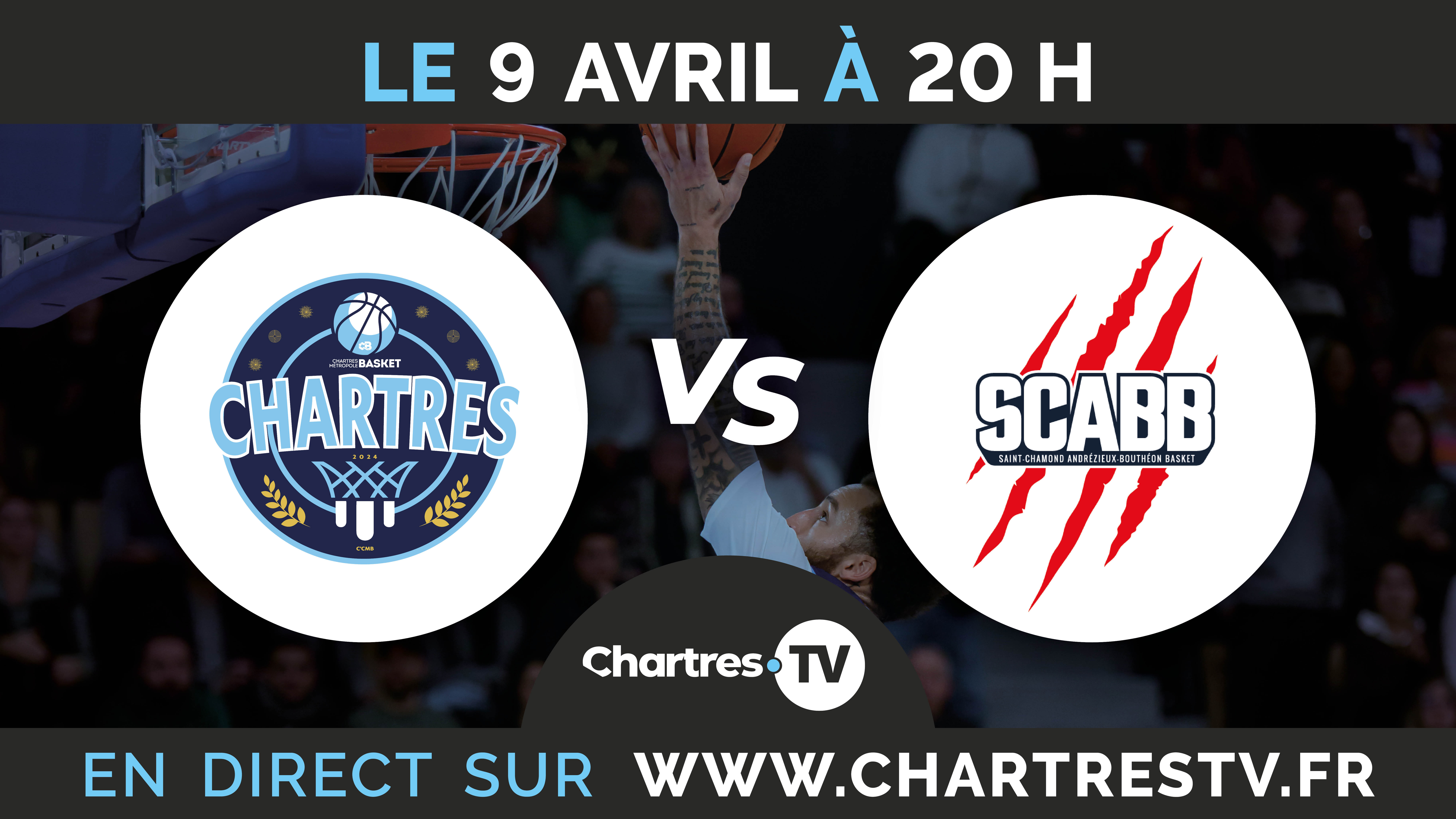C'Chartres Métropole Basket Masculin vs Saint-Chamond