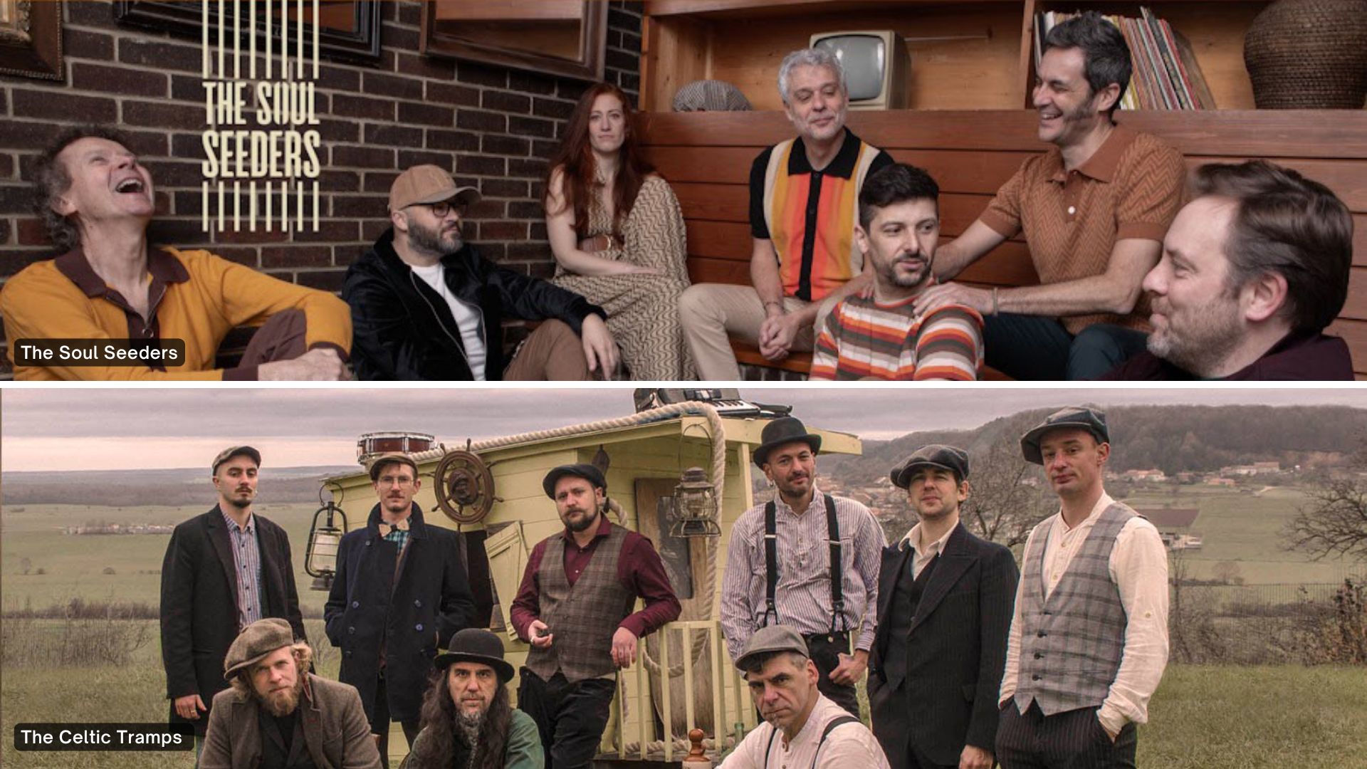Lancement de ChartrEstival : The Soul Seeders, The Celtic Tramps