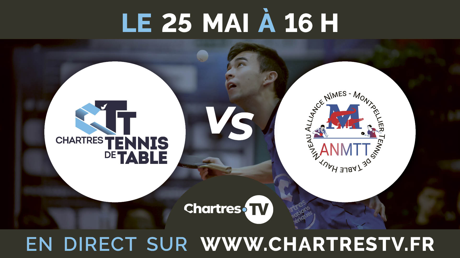 C'Chartres Tennis de table vs Alliance Nîmes-Montpellier