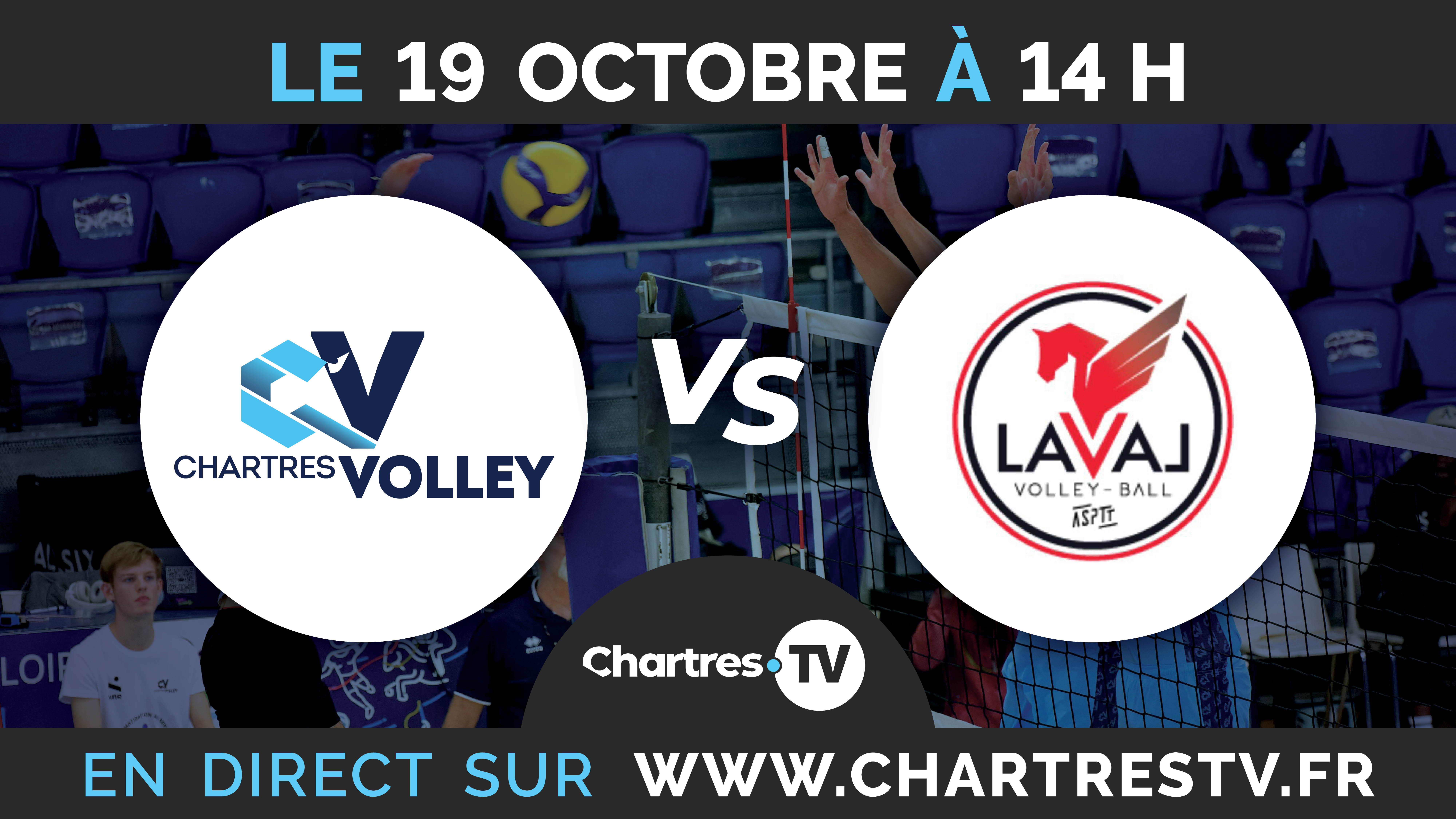 C'Chartres Volley vs Laval