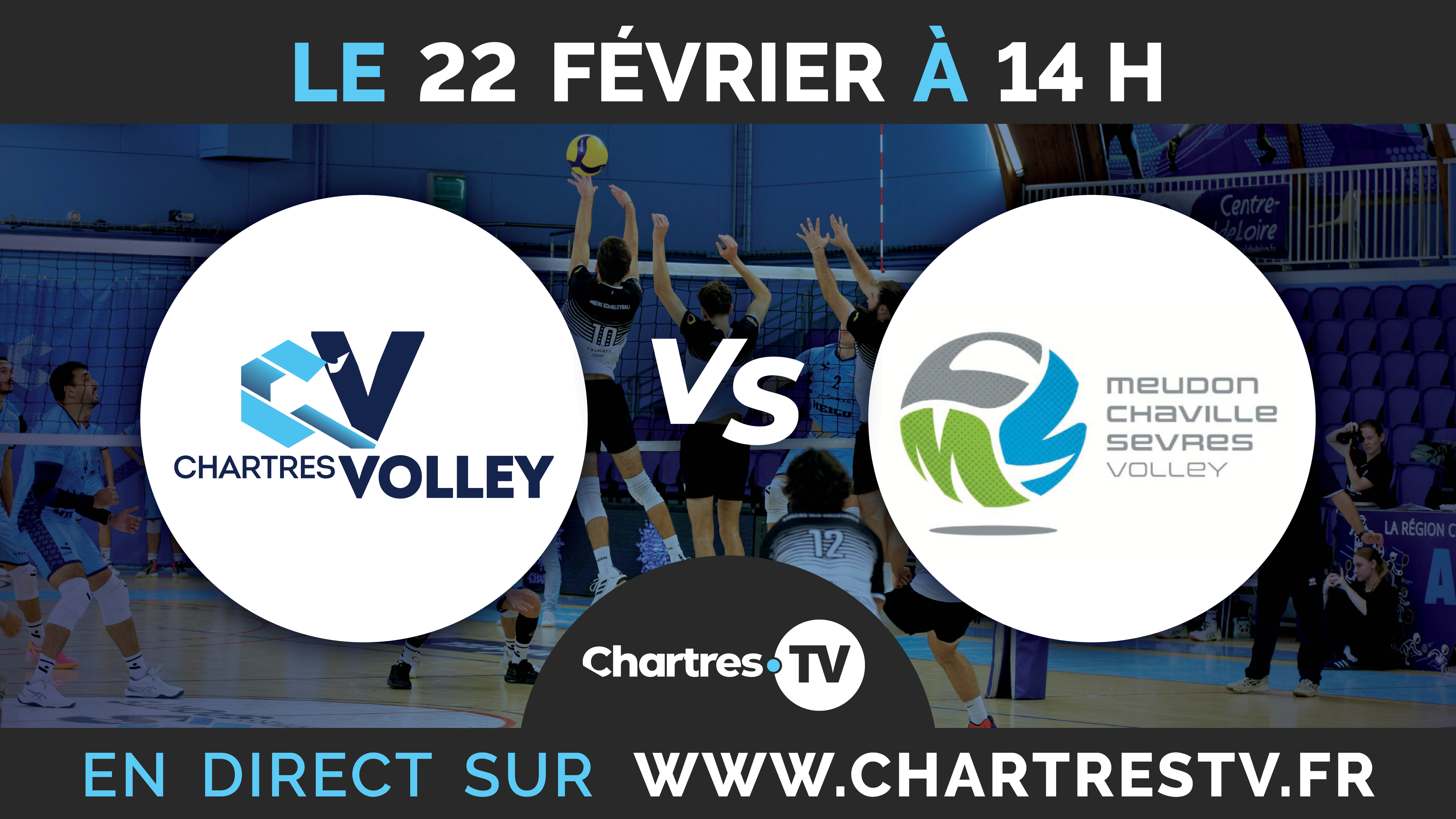 C'Chartres Volley vs Meudon Chaville Sèvres Volley