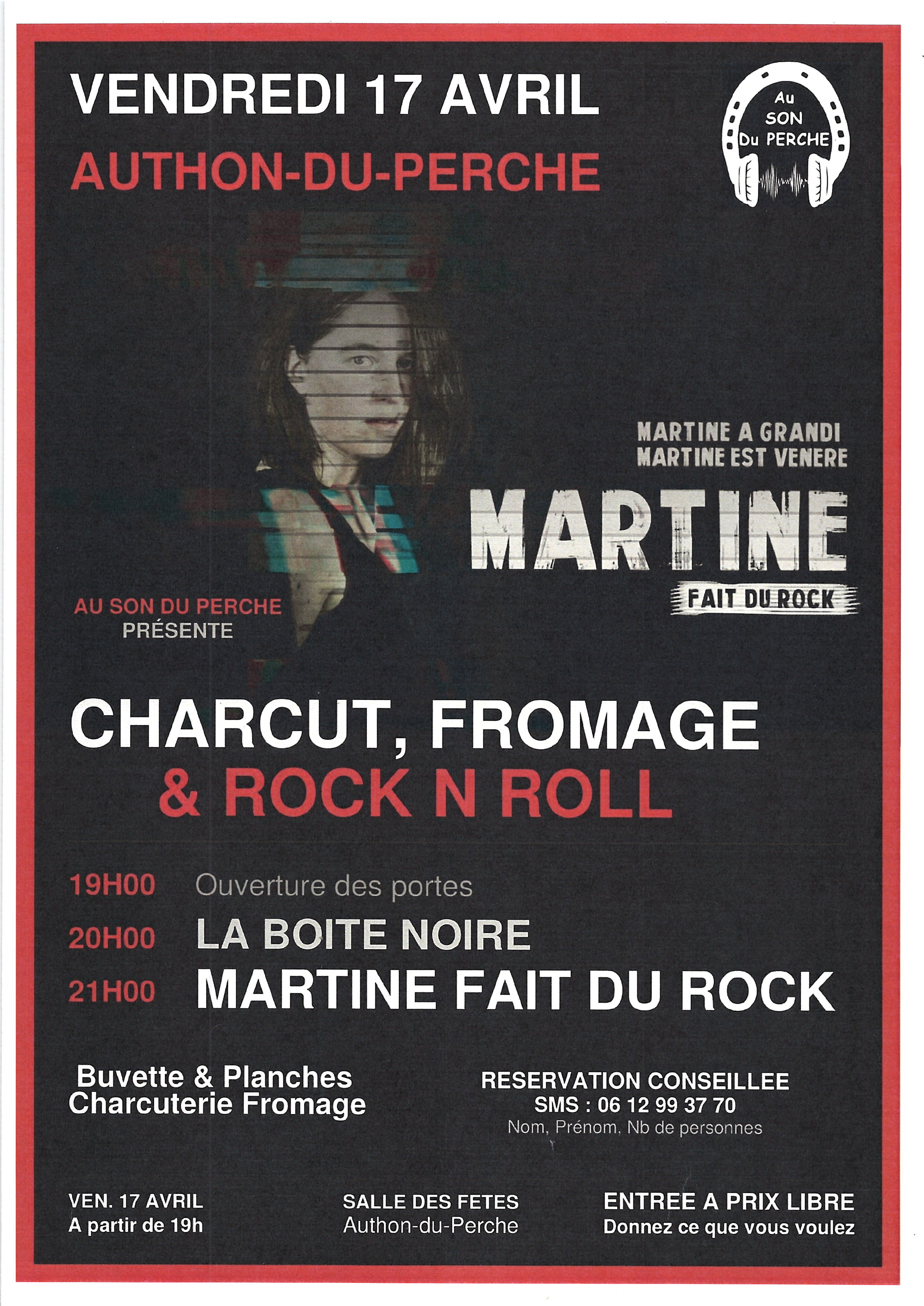 la CdC du Perche : Concert - Martine fait du Rock