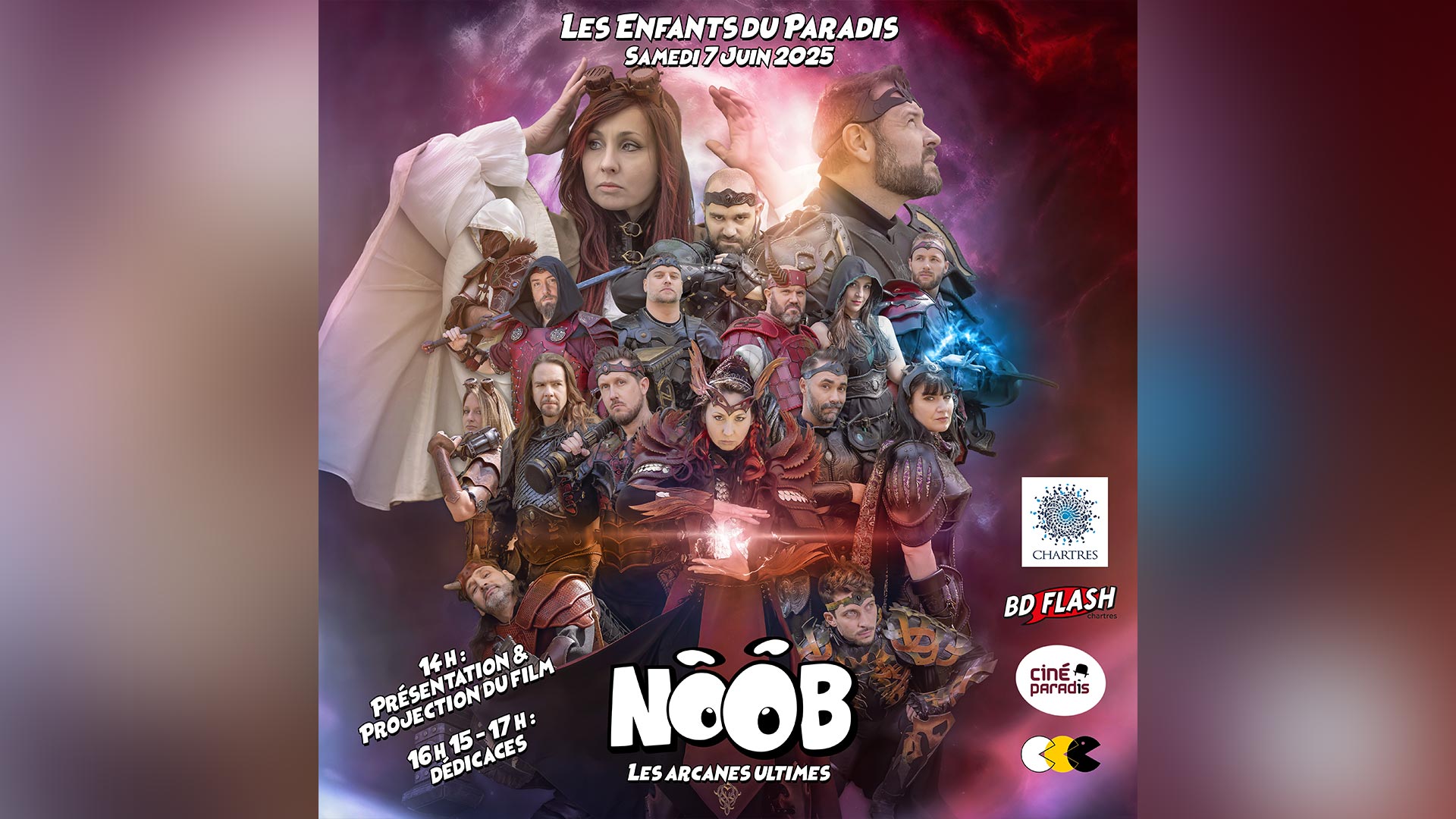 Projection du film « NOOB : Les Arcanes Ultimes »