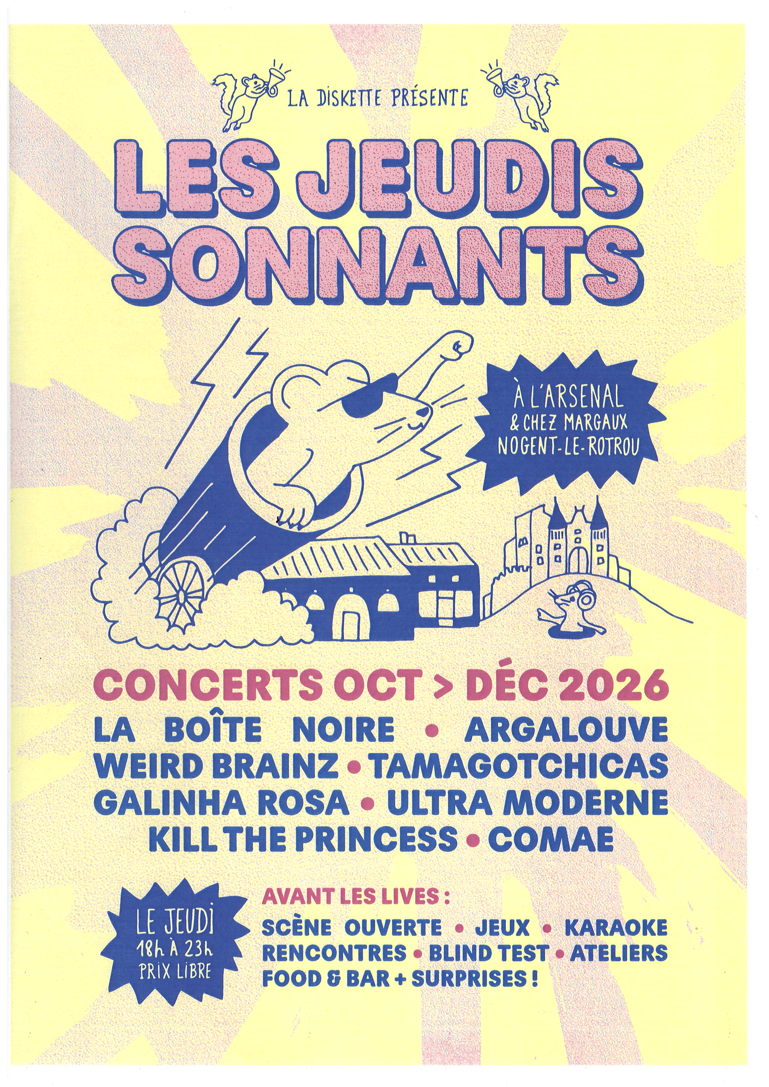 la CdC du Perche : Les Jeudis Sonnants - Concerts et Jam Session