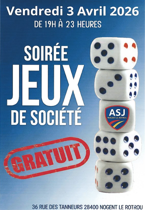 Soirée jeux de société à l'ASJ