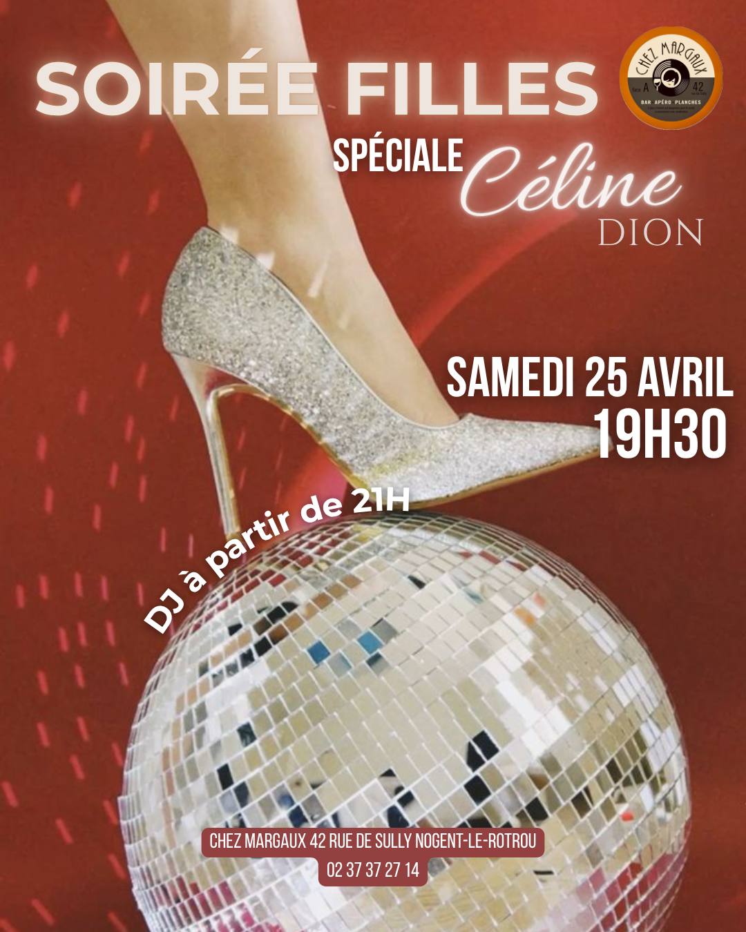 la CdC du Perche : Soirée fille - spéciale Céline Dion chez Margaux