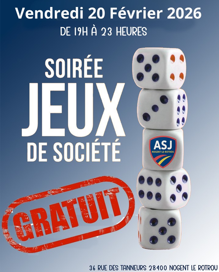 Soirée jeux de société à l'ASJ